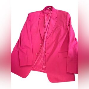Zara Pink Sport Coat Modern Tailored Blazer